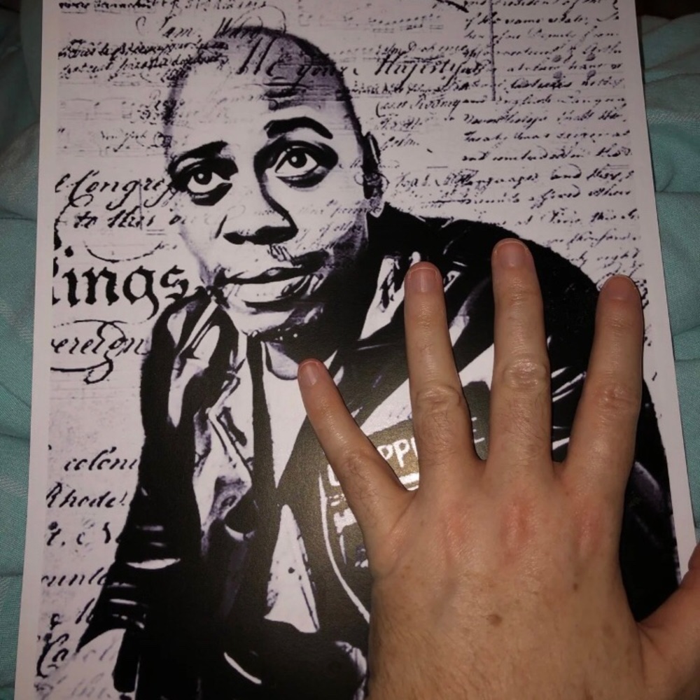 DAVE CHAPPELLE B&W ART PRINT